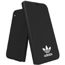 Adidas Adidas Booklet Case New Basics iPhone X/Xs Negru biały/black white 29195