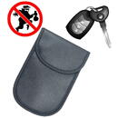 Anti-theft Car Key Pouch Radio Blocking Pouch Keyless Faraday Box Faraday Cage 14cm with 10cm Black