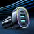 Joyroom car charger 70W with 4 ports: 2 x USB C, 2 x USB black (JR-CL29)