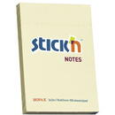 Stick'n Notes autoadeziv 76 x 51 mm, 100 file, Stick"n - galben pastel