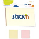 Stick'n Notes autoadeziv 76 x 127 mm, 2 x 50 file/set, Stick"n - 2 culori pastel