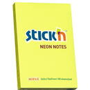 Stick'n Notes autoadeziv 76 x 51 mm, 100 file, Stick"n - galben neon