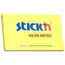 Stick'n Notes autoadeziv 76 x 127 mm, 100 file, Stick"n - galben neon