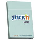 Stick'n Notes autoadeziv 76 x 51 mm, 100 file, Stick"n - albastru pastel