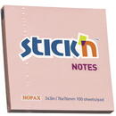Stick'n Notes autoadeziv 76 x 76 mm, 100 file, Stick"n - roz pastel