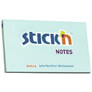 Stick'n Notes autoadeziv 76 x 127 mm, 100 file, Stick"n - bleu pastel