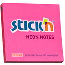 Stick'n Notes autoadeziv 76 x 76 mm, 100 file, Stick"n - roz neon