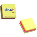 Stick'n Cub notes autoadeziv 51 x 51 mm, 250 file, Stick"n - 5 culori neon