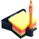 Stick'n Cub autoadeziv cu suport, 76 x 76 mm, 400 file, Stick"n - 5 culori neon