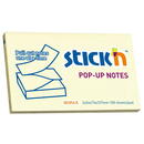 Stick'n Notes autoadeziv 76 x 127 mm, 100 file, Stick"n Pop-up - galben pastel