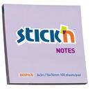 Stick'n Notes autoadeziv 76 x 76 mm, 100 file, Stick"n - lila pastel