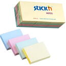 Stick'n Notes autoadeziv 38 x 51 mm, 12 x 100 file/set, Stick"n - 3 culori pastel