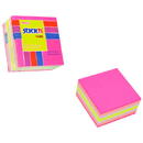 Stick'n Cub notes autoadeziv 51 x 51 mm, 250 file, Stick"n - neon/pastel asortate