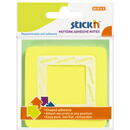 Stick'n Notes autoadeziv 360, 70 x 70 mm, 50 file, Stick"n - patrat - galben neon
