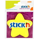 Stick'n Notes autoadeziv Die-Cut, 70 x 70 mm, 50 file, Stick"n - stea - galben pastel