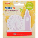 Stick'n Notes autoadeziv 88 x 82 mm, 30 file, Stick"n Out-standing - UK