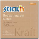 Stick'n Notes autoadeziv 76 x 76 mm, 100 file, Stick"n - kraft