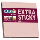 Stick'n Notes autoadeziv extra-sticky 76 x 76mm, 90 file, Stick"n - magenta pastel