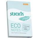 Stick'n Notes autoadeziv 76 x 51 mm, 100 file, Stick"n Eco - bleu pastel
