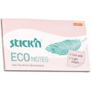 Stick'n Notes autoadeziv 76 x 127 mm, 100 file, Stick"n Eco - roz pastel