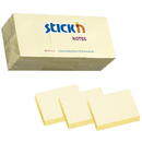 Stick'n Notes autoadeziv 38 x 51 mm, 12 x 100 file/set, Stick"n - galben pastel