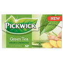 Pickwick Ceai PICKWICK GREEN - verde cu ghimbir & lamaita 20 x 1,5 gr./pachet