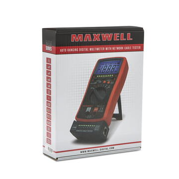 Maxwell Multimetru digital automat, cu tester cablu
