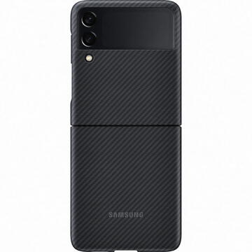 Husa Samsung Galaxy Z Flip F111 Aramid Cover Black EF-XF711SBEGWW