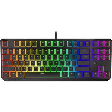Tastatura ENDORFY Tastatura gaming, Iluminare RGB,Negru, USB, Cu fir