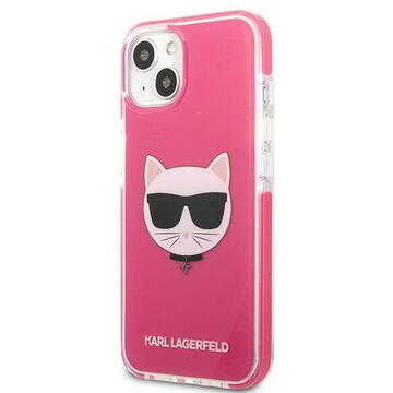 Husa Karl Lagerfeld Husa de protectie  Karl Laferfeld Choupette Head Kryt Pro pentru Iphone 13 Mini, Fuchsia