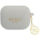 Guess Husa airpods Guess pentru Airpods Pro, Charms, Silicon, Gri