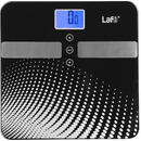 Lafe Cantar electronic cu analiza Lafe WLS003.0 LAFWAG46346, Capacitate 150 kg mx, Functie de memorie,Afisaj: LCD, Negru