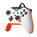 PDP PDP Wired Controller - Atomic White, Gamepad (white/orange, for Xbox Series X|S, Xbox One, PC)