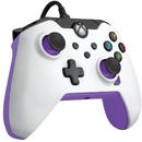 PDP PDP Wired Controller - Kinetic White, Gamepad (white/neon purple, for Xbox Series X|S, Xbox One, PC)