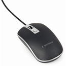 Gembird MUS-4B-06-BS, USB, 1200 DPI Black-White