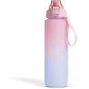 Family Sticlă de apă sport - 1L - opal - gradient roz-albastru
