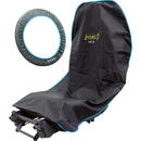 Hazet Hazet seat-steering wheel seat cover set 196-6 / 2, protective cover (black, waterproof, oil and grease repellent)