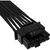 Corsair Premium Sleeved PCIe 5.0 12VHPWR PSU adapter cable (black, 50cm)