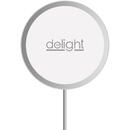Delight Delight - Platformă magnetică de încărcare fără fir - Type C - argintiu