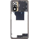 Carcasa Mijloc Xiaomi Redmi Note 10 Pro, Cu geam camera, Bronz