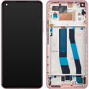 Xiaomi Display - Touchscreen Xiaomi Mi 11 Lite, Cu Rama, Roz (Peach Pink), Service Pack 5600050K9A00