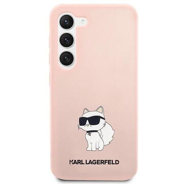 Husa Karl Lagerfeld KLHCS23SSNCHBCP S23 S911 hardcase pink/pink Silicone Choupette
