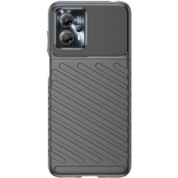 Husa Hurtel Thunder Case case for Motorola Moto G13 silicone armor case black