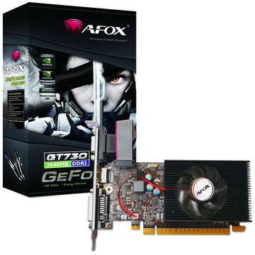 Placa video AFOX Geforce GT730 1GB DDR3 64Bit
