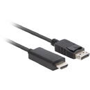LANBERG Lanberg CA-DPHD-11CC-0050-BK cable gender changer DisplayPort HDMI Black