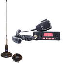 TTi Kit statie radio CB TTi TCB-550 EVO, VOX, Filtru NB, 12-24V cu antena PNI ML160 cu magnet inclusa