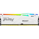 Kingston Fury Beast RGB White AMD EXPO/Intel XMP 3.0, 16GB, DDR5-6000MHz, CL36