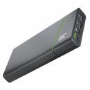 Green Cell PowerPlay Ultra 26800mAh 128W 4-Port 2x USB-C 65W si 27W Power Delivery si 2x USB Ultra Charge Power Bank pentru laptop, MacBook, iPad, iPhone, Nintendo Switch