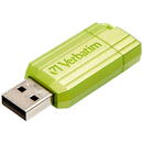 Verbatim USB Flash Drive PinStripe Verbatim 2.0, 16GB Verde