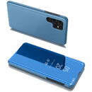 Hurtel Clear View Case flip cover for Samsung Galaxy S22 Ultra blue